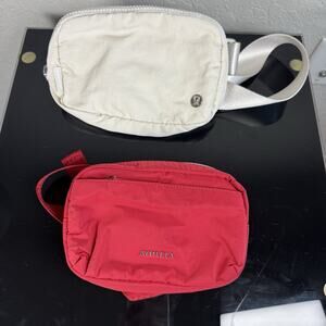 Lot of 2 Athleta Lululemon Everywhere Belt Bag Waist or Crossbody Fanny Pack